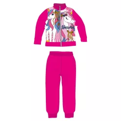 Unicorn girls leisure suit - pink - 122