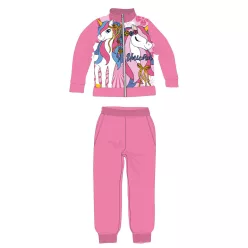 Unicorn girls leisure suit - pink - 104