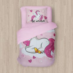 Kids cotton bedding set - Unicorn