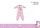 Unicorn baby pajamas - jersey cotton pajamas - light pink - 92