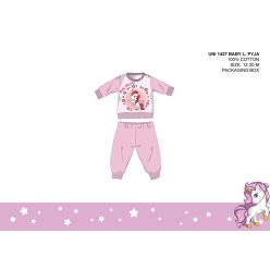   Unicorn baby pajamas - jersey cotton pajamas - light pink - 98