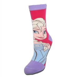Children's cotton ankle socks - Frozen - 31-34 - pink