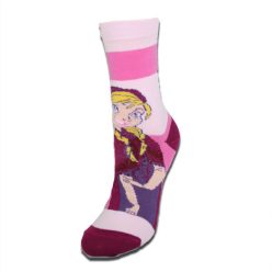 Children's cotton ankle socks - Frozen - 31-34 - pink
